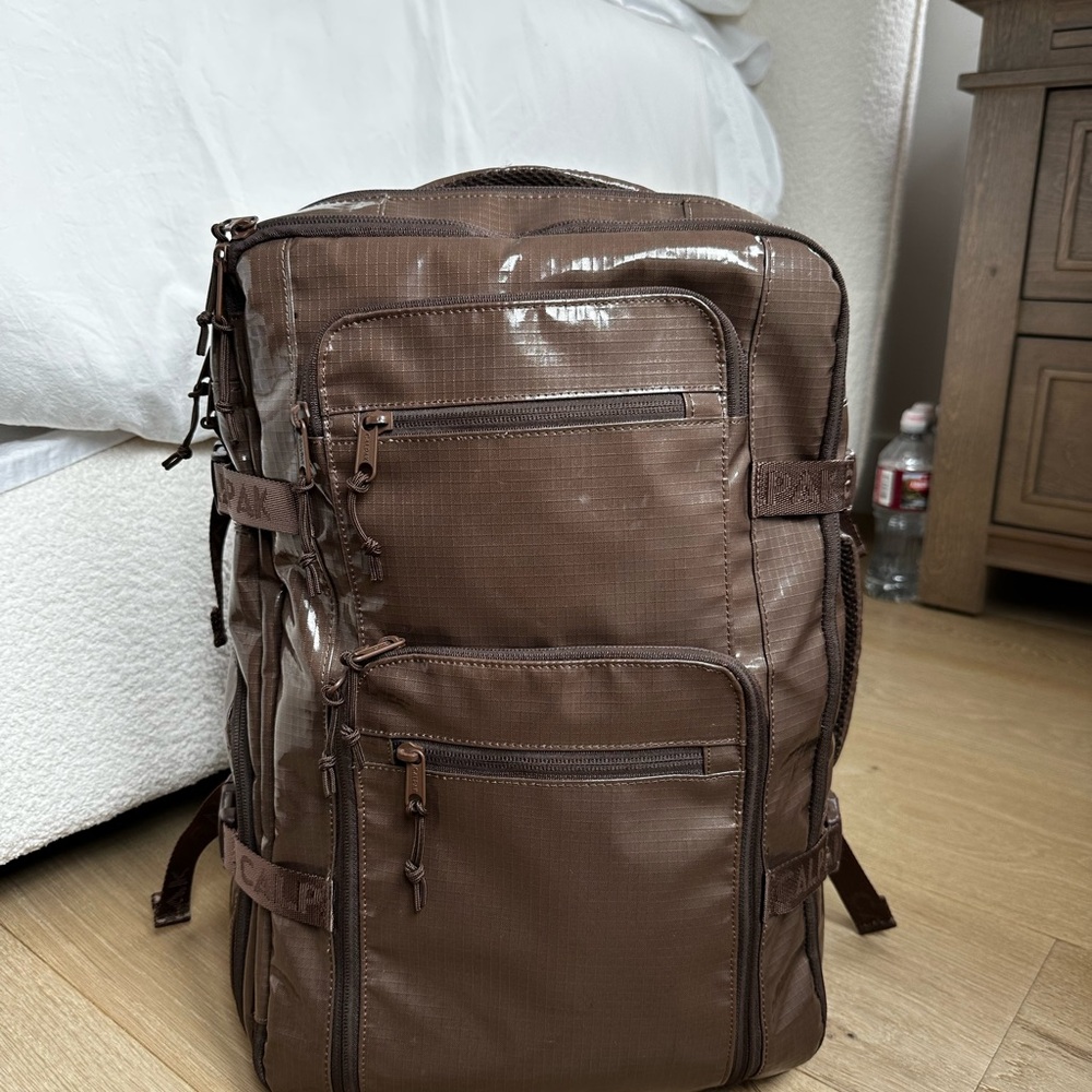 Calpak Cacao Brown Backpack